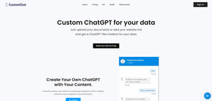 Customchat - AI Chatbot Builder for Your Site