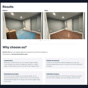 Virtual Staging AI - AI-Powered Virtual Real Estate Stage